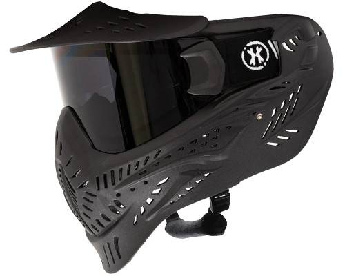 HK Army HSTL Full Face Mask - Black w/ Smoke Lens