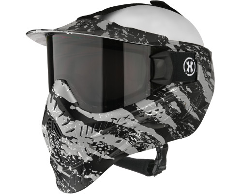 HK Army HSTL Thermal Paintball Mask - Fracture Black/Grey w/ Smoke Lens
