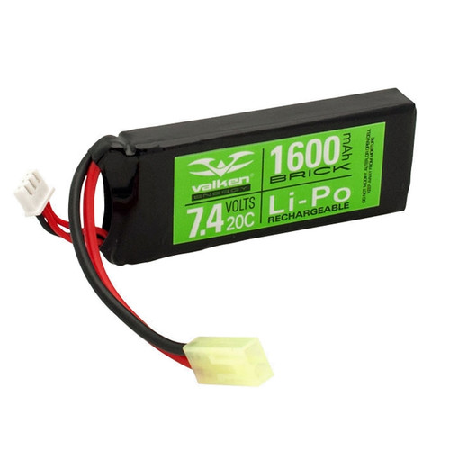 Valken Energy Mini Brick 7.4v LiPo 1600mAh 20C Airsoft Battery