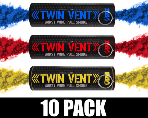 Enola Gaye Burst Smoke Grenade 10 Pack - Colombia (Blue/Red/Yellow)
