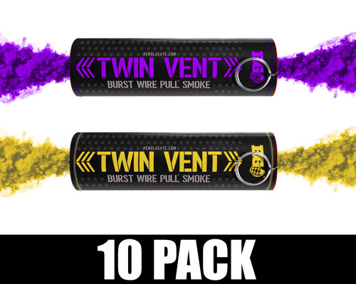 Enola Gaye Burst Smoke Grenade 10 Pack - Los Angeles Basketball (Purple/Yellow)