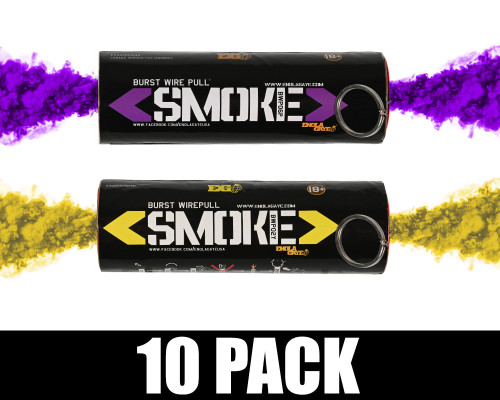 Enola Gaye Burst Smoke Grenade 10 Pack - Los Angeles Basketball (Purple/Yellow)