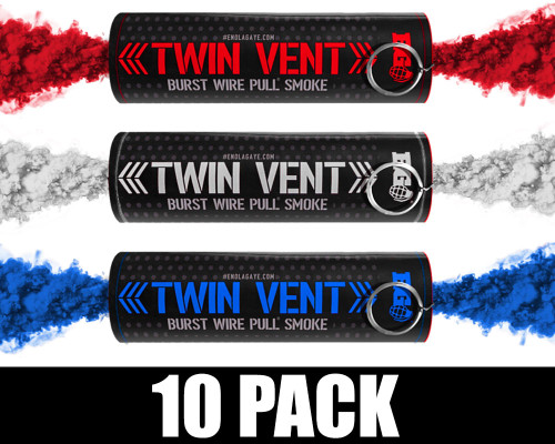 Enola Gaye Burst Smoke Grenade 10 Pack - Murica (Blue/Red/White)