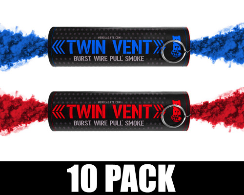 Enola Gaye Burst Smoke Grenade 10 Pack - Optimus (Red/Blue)