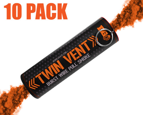 Enola Gaye Burst Smoke Grenade 10 Pack - Orange