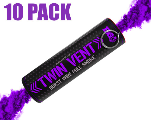 Enola Gaye Smoke Grenade - Burst - 10 Pack - Purple