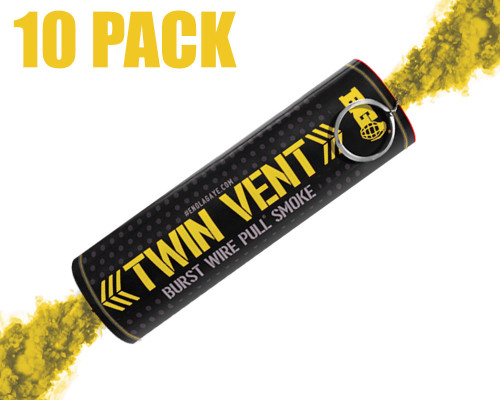 Enola Gaye Smoke Grenade - Burst - 10 Pack - Yellow