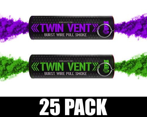Enola Gaye Smoke Grenade - Burst - 25 Pack - Joker (Green/Purple)
