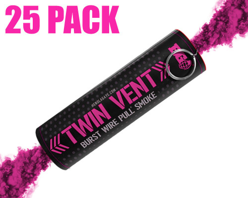 Enola Gaye Smoke Grenade - Burst - 25 Pack - Pink