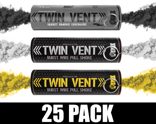 Enola Gaye Smoke Grenade - Burst - 25 Pack - Pittsburgh Football (Black/Yellow/White)