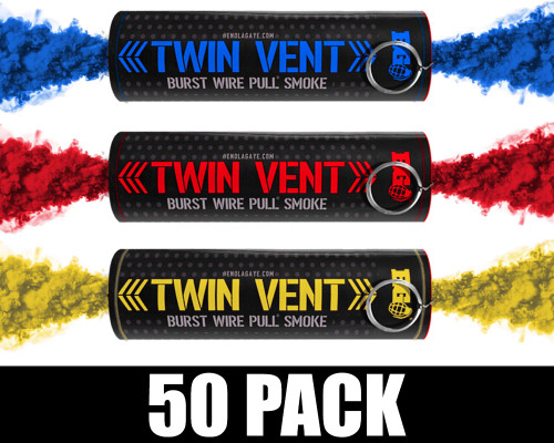 Enola Gaye Smoke Grenade - Burst - 50 Pack - Colombia (Blue/Red/Yellow)