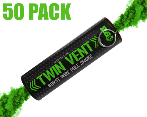 Enola Gaye Smoke Grenade - Burst - 50 Pack - Green