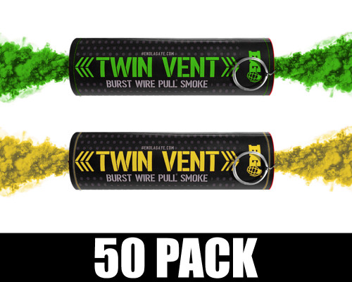 Enola Gaye Smoke Grenade - Burst - 50 Pack - Greenbay Football (Green/Yellow)