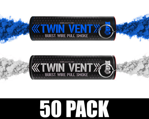 Enola Gaye Smoke Grenade - Burst - 50 Pack - Los Angeles Baseball (Blue/White)