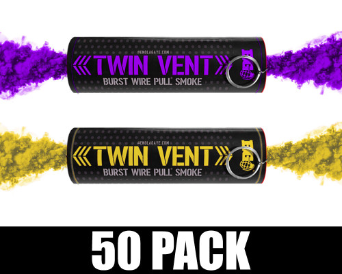 Enola Gaye Smoke Grenade - Burst - 50 Pack - Los Angeles Basketball (Purple/Yellow)
