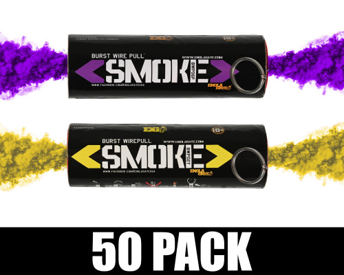 Enola Gaye Burst Smoke Grenade 50 Pack - Los Angeles Basketball (Purple/Yellow)