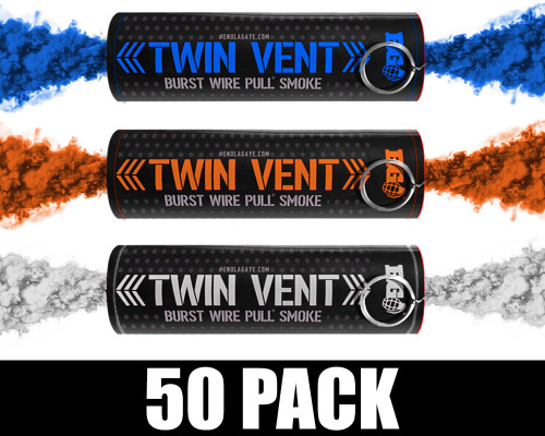 Enola Gaye Smoke Grenade - Burst - 50 Pack - Oklahoma Basketball (Blue/Orange/White)