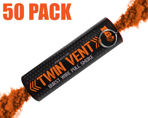 Enola Gaye Smoke Grenade - Burst - 50 Pack - Orange
