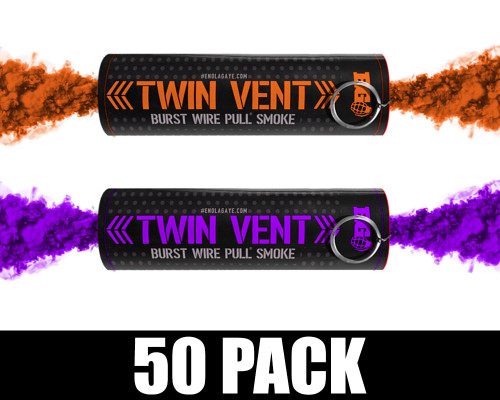 Enola Gaye Smoke Grenade - Burst - 50 Pack - Phoenix Basketball (Orange/Purple)
