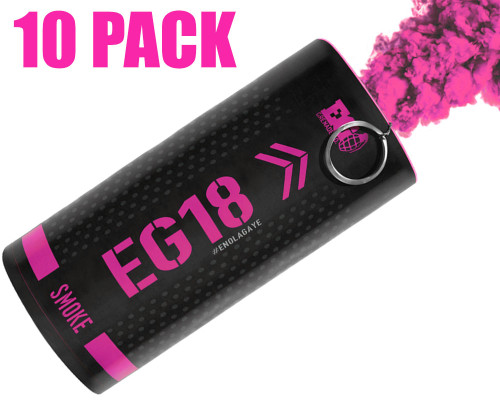 Enola Gaye Smoke Grenade - EG18 - 10 Pack - Pink