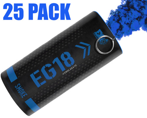 Enola Gaye Smoke Grenade - EG18 - 25 Pack - Blue