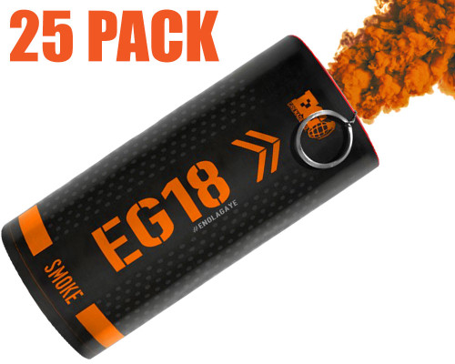 Enola Gaye Smoke Grenade - EG18 - 25 Pack - Orange