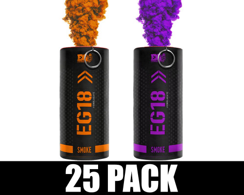 Enola Gaye Smoke Grenade - EG18 - 25 Pack - Phoenix Basketball (Orange/Purple)