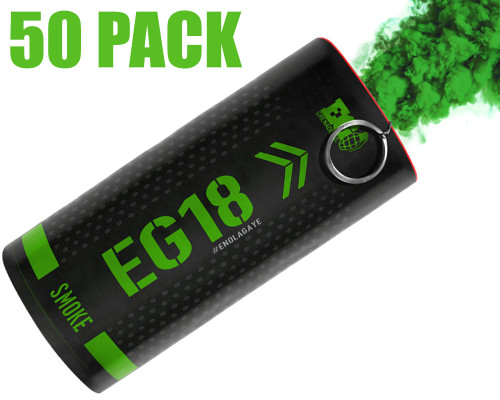 Enola Gaye Smoke Grenade - EG18 - 50 Pack - Green