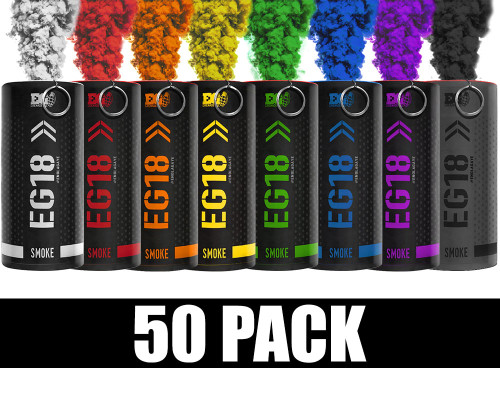 Enola Gaye EG18 Smoke Grenade 50 Pack - Rainbow
