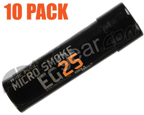 Enola Gaye EG25 Micro Smoke Grenade 10 Pack - Orange