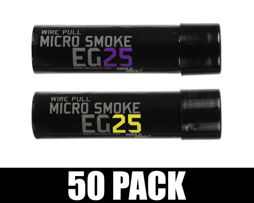 Enola Gaye EG25 Micro Smoke Grenade 50 Pack - Los Angeles Basketball (Purple/Yellow)