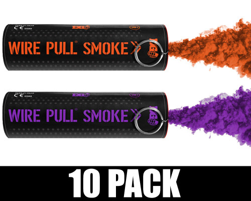 Enola Gaye Wire Pull Smoke Grenade 10 Pack - Phoenix Basketball (Orange/Purple)
