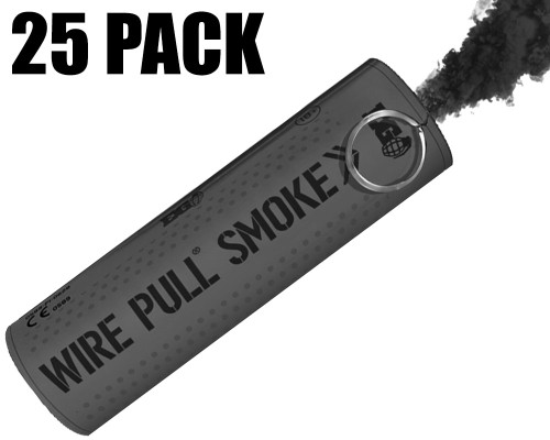 Enola Gaye Smoke Grenade - Wire Pull - 25 Pack - Black