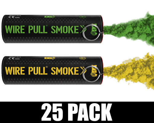 Enola Gaye Wire Pull Smoke Grenade 25 Pack - Greenbay Football (Green/Yellow)