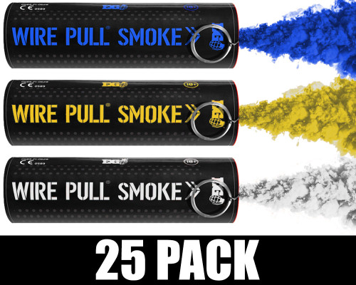 Enola Gaye Wire Pull Smoke Grenade 25 Pack - Los Angeles Football (Blue/Yellow/White)