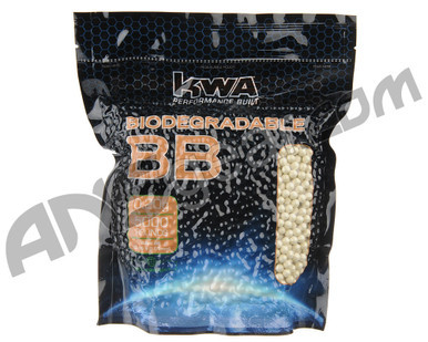 KWA Biodegradable .20g Airsoft BB's - 5,000 Rounds