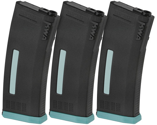 KWA MS120 AEG Mid-Cap 120 Round Magazine - 3-Pack - Midnight KWA MS120 AEG Mid-Cap 120 Round Magazine - 3-Pack - Midnight