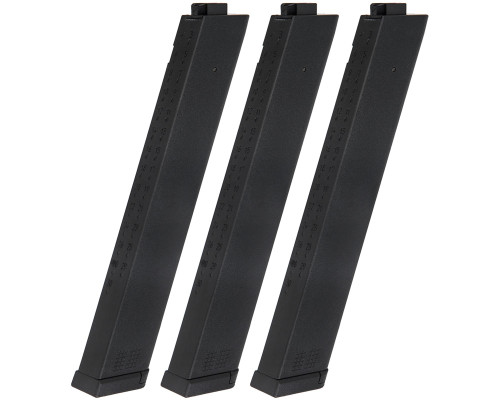 KWA QRF Mod 2 Mid-Cap 120 Round Magazine - 3-Pack