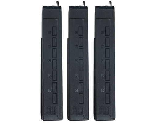 KWA QRF Mod 3 Mid-Cap 80 Round Magazine - 3-Pack