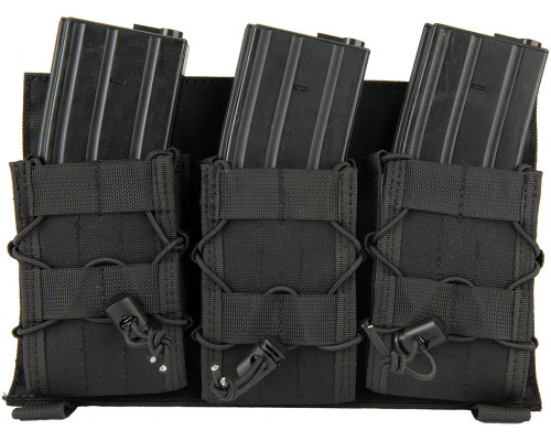 Lancer Tactical Adaptive Hook & Loop AR Triple Magazine Pouch - Black (CA-1741BN) Lancer Tactical Adaptive Hook & Loop AR Triple Magazine Pouch - Black (CA-1741BN)