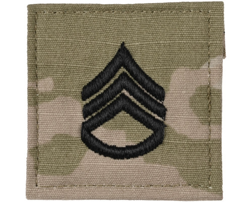 Rothco Official U.S. Made Embroidered Rank Insignia Patch - Staff Sergeant Scorpion Camo Rothco Official U.S. Made Embroidered Rank Insignia Patch - Staff Sergeant Scorpion Camo