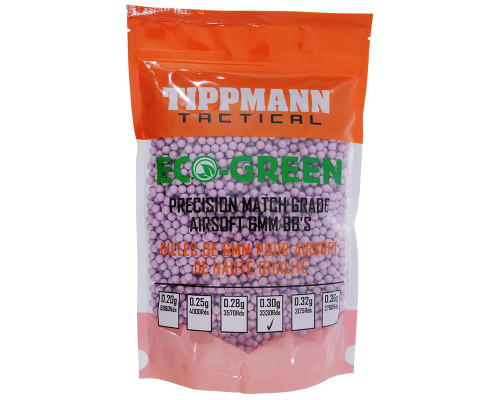 Tippmann Tactical Eco BB's - .30g - 3,330 Rounds - Light Purple (65544)