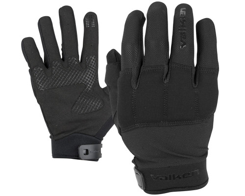 Valken Kilo Full Finger Tactical Paintball Gloves - Black Valken Kilo Full Finger Tactical Paintball Gloves - Black