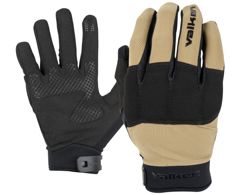 Valken Kilo Full Finger Tactical Paintball Gloves - Tan Valken Kilo Full Finger Tactical Paintball Gloves - Tan