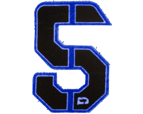 Push Division Velcro Number Patch #5 - Blue