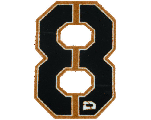 Push Division Velcro Number Patch #8 - Tan
