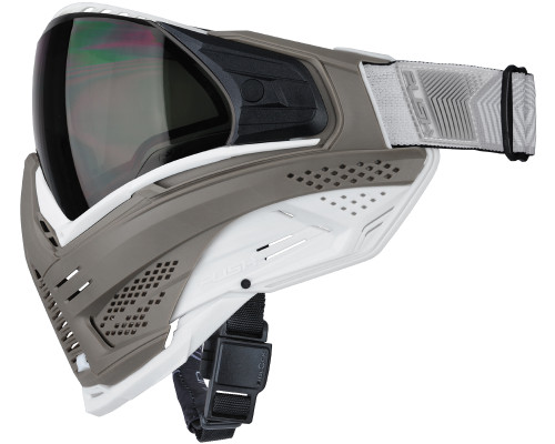 Push Unite XL Paintball Mask - Tan/White