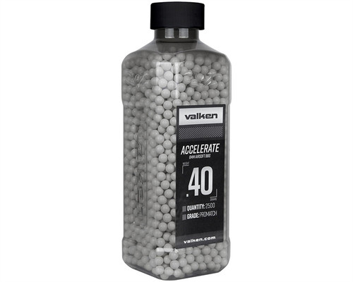 Valken Accelerate .40g 6mm Precision Seamless Airsoft BBs (2500) (93535)