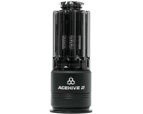AceTech AceHive V2 40mm Airsoft Gas Grenade Shell - Black Edition (PAG-0300-BB-001)