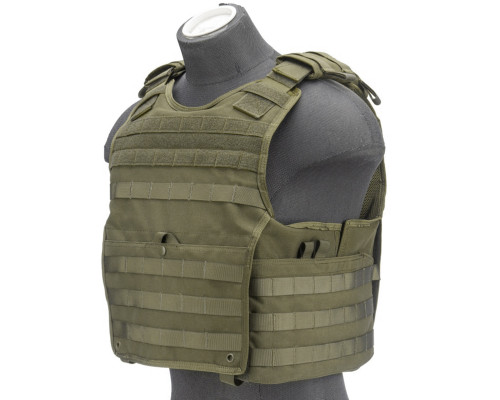 Code 11 Medium Exo Plate Carrier - OD Green - (C11-139G-M)